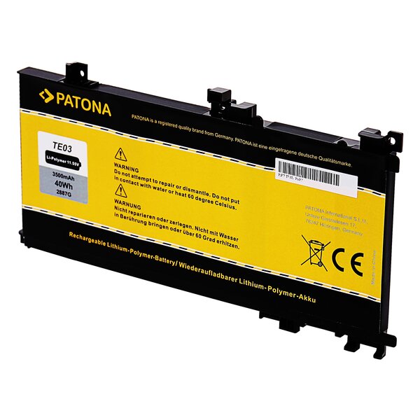 Patona Akku für HP TPN-Q173 15-ax bc Serie TE03 TE03XL 849570 849570-541 849910-850 905277-001 HSTNN-UB7A HSTNN-OB7T 