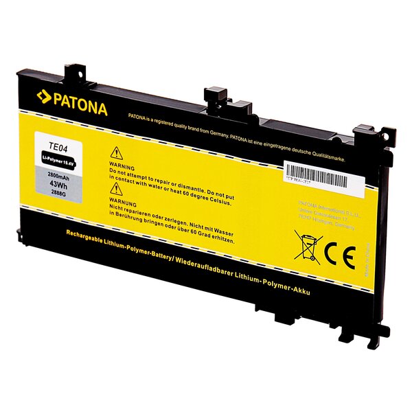 Patona Akku für HP TPN-Q173 TE04XL TE04 HSTNN-DB7T 905175-2C1 905175-271 905277-855 844203-855 