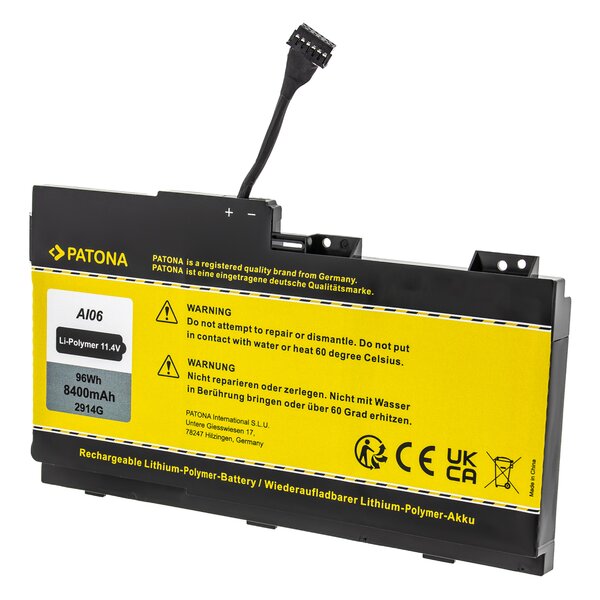 Patona Akku für HP ZBook 17 G3 Series Notebook 808397-421 AI06XL 