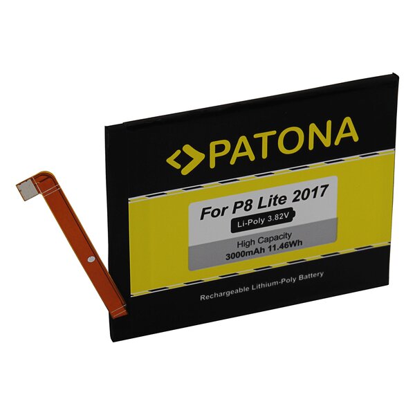 Patona Akku für Huawei P8 Lite 2017 P9 P9 Lite P10 Lite P20 Lite HB366481ECW 