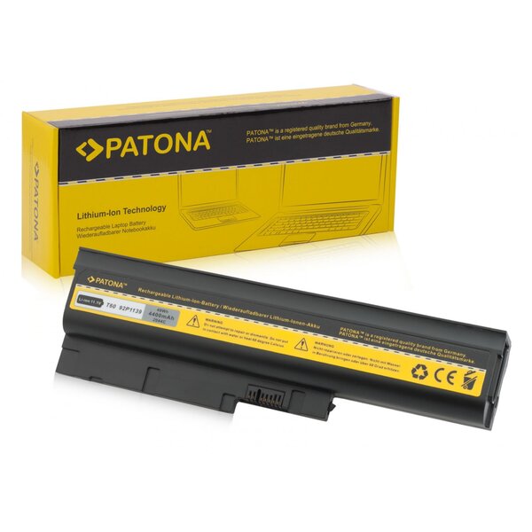 Patona Akku für IBM Lenovo ThinkPad T61 T60 R61 *4400mAh* 