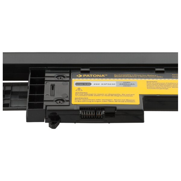 Patona Akku für IBM Lenovo ThinkPad X60 1708 1709 2509 *4400mAh* 