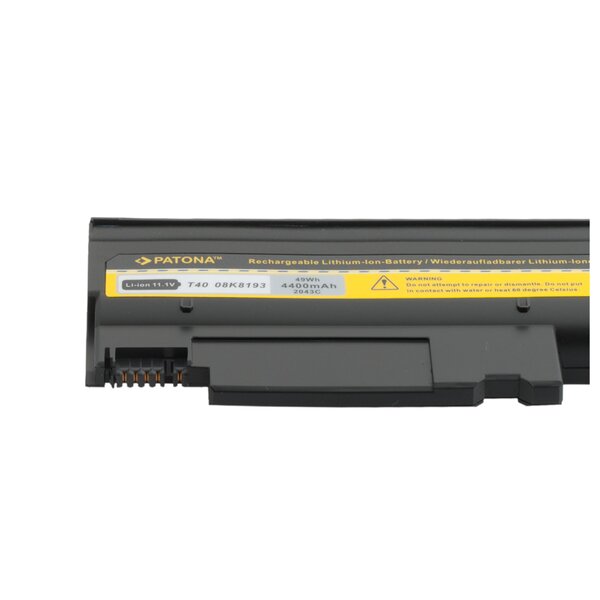 Patona Akku für IBM Thinkpad T40 T41 T42 T43 R51 02K8193 4400 mA 