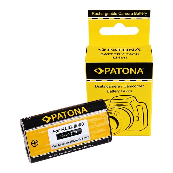 Patona Akku für Kodak EasyShare Z612 Z712 IS Z812 IS Z1012 IS KLIC-8000 