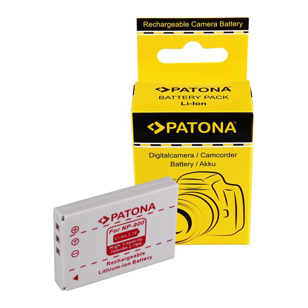 Patona Akku für Konica DIMAGE E40/E50 D4 DC-E43 NP900 NP-900 