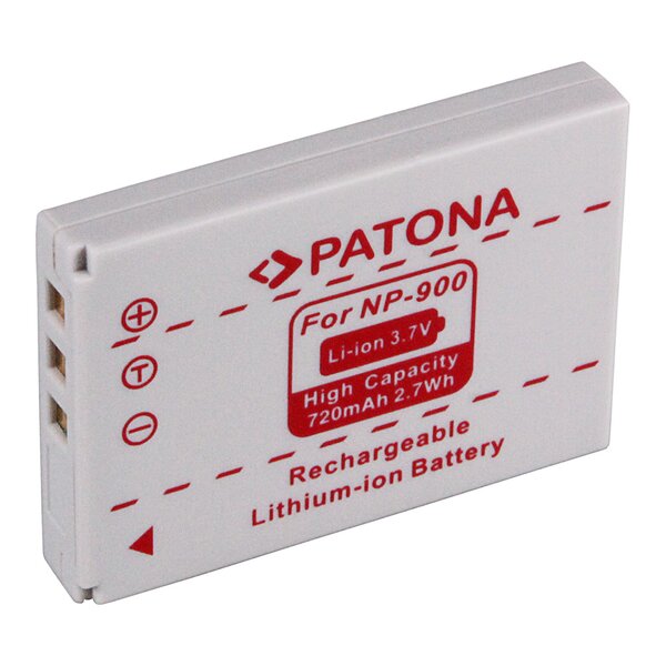 Patona Akku für Konica DIMAGE E40/E50 D4 DC-E43 NP900 NP-900 