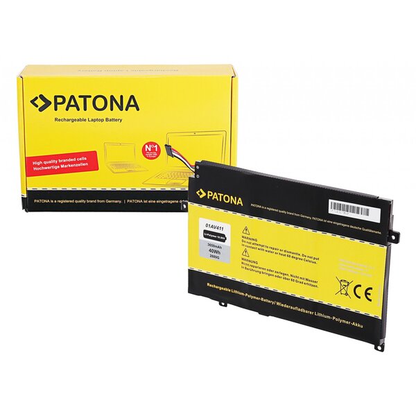 Patona Akku für Lenovo Thinkpad E470 E470C E475 01AV411 01AV412 01AV413 SB10K97568 SB10K97569 