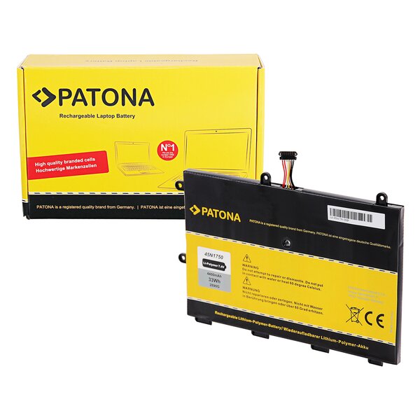 Patona Akku für Lenovo ThinkPad Yoga 11e Serie 45N1750 45N1751 45N1748 45N1749 