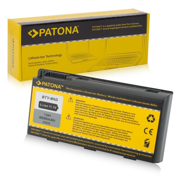 Patona Akku für Medion BTY-M6D MD76254 MD77480 MD97623 MD97624 MD97625 