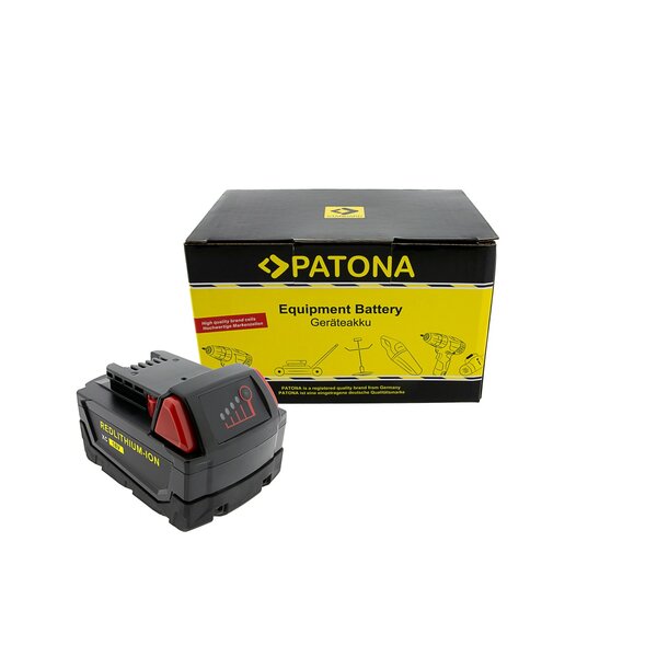 Patona Akku für Milwaukee 2601 2610 2611 2620 2630 2650 0880-20 2601-22 2611-84 