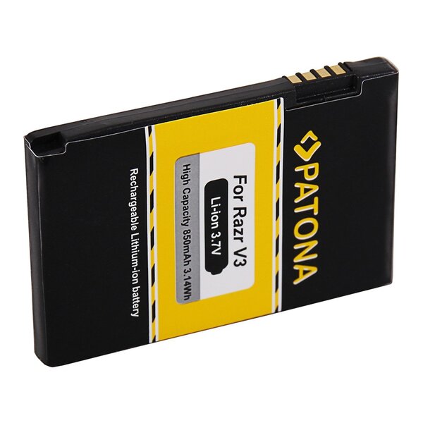 Patona Akku für Motorola Razr V3 Lifestyle 285 Razr V3 Pebl U6 Razr V3 Prolife 