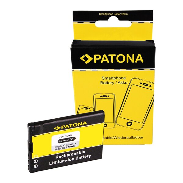 Patona Akku für Nokia BL-4B Nokia 2630 2760 500 6111 7370 7373 7500 