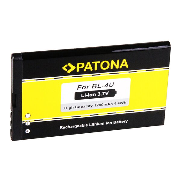 Patona Akku für Nokia BL-4U 5530 5530 8800 8900 3120 Classic 6212 E66 