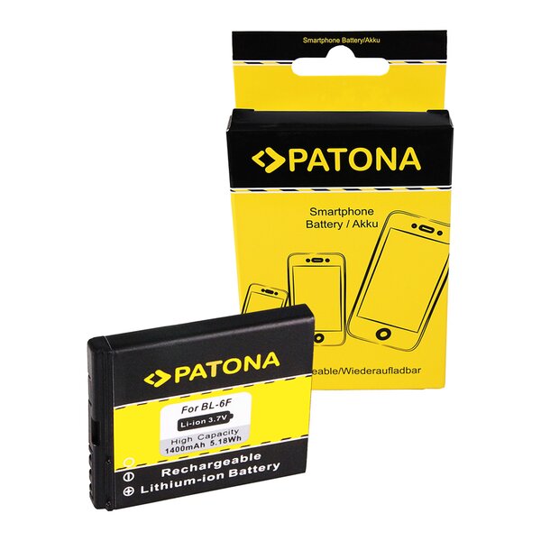 Patona Akku für Nokia BL6F Nokia BL-6F Nokia N78 Nokia N79 Nokia N95-8GB 