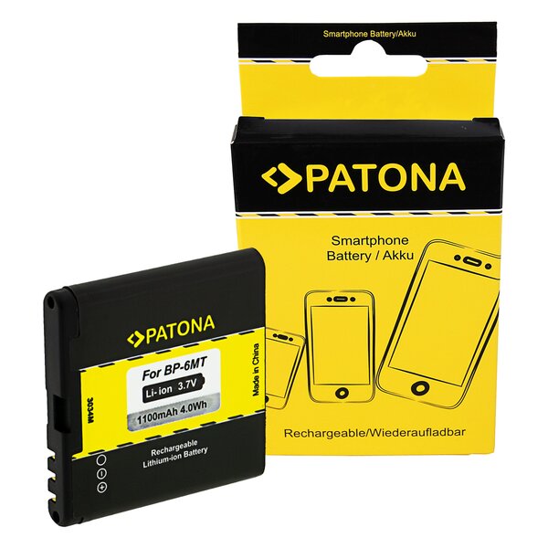 Patona Akku für Nokia BP-6MT E51 Nokia N81 N81-8GB N82 6720 classic 