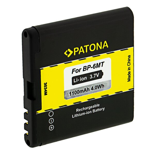 Patona Akku für Nokia BP-6MT E51 Nokia N81 N81-8GB N82 6720 classic 