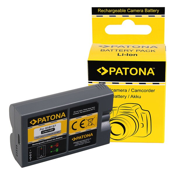 Patona Akku für Ring Video Doorbell 2 und Ring Spotlight Cam Solar 