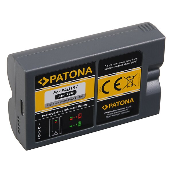 Patona Akku für Ring Video Doorbell 2 und Ring Spotlight Cam Solar 