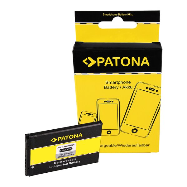 Patona Akku für Samsung E2550 GT-E2510 GT-E2550 GT-M3510 Beat S3500i 