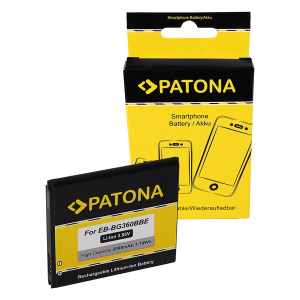 Patona Akku für Samsung Galaxy Core Prime EB-BG360BBE EB-BG360CBC CS-SMG361SL 