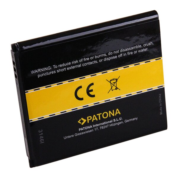Patona Akku für Samsung Galaxy S7710 Xcover 2 EB485159LA EB-485159LA EB48515 