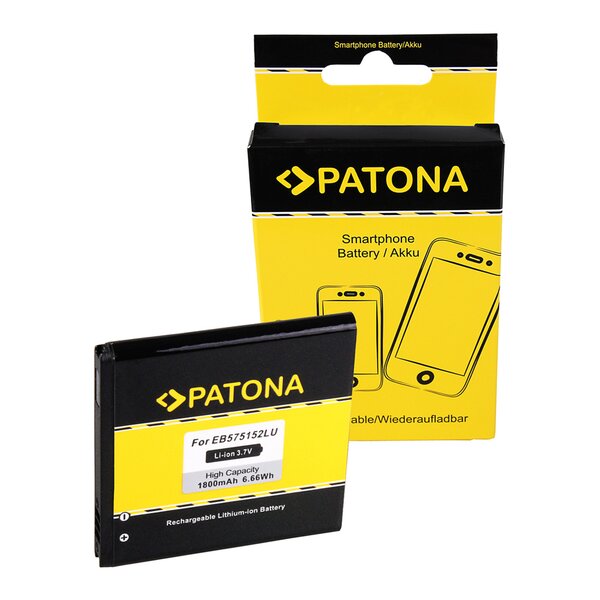 Patona Akku für Samsung i8250 I589 I897 I9000 i9000 Galaxy S I9001 