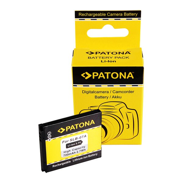 Patona Akku für Samsung SLB-07A PL150 PL150 ST50 ST550 TL90 TL100 TL210 TL220 