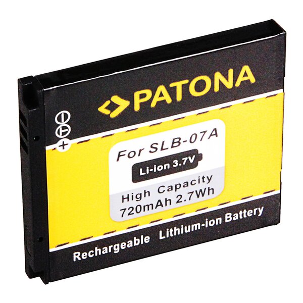 Patona Akku für Samsung SLB-07A PL150 PL150 ST50 ST550 TL90 TL100 TL210 TL220 