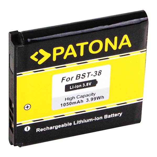 Patona Akku für Sony Ericsson BST-38 C510 C902 C905 Jalou (F100i) K770i K850i 