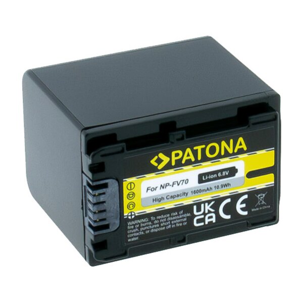 Patona Akku für Sony HDR-XR150 HDR-XR150E HDR-XR350 HDR-XR350V 