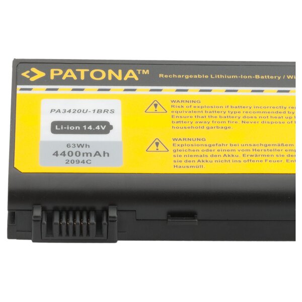 Patona Akku für Toshiba Satellite L10 L20 L30 L100 PA3420U Pro 