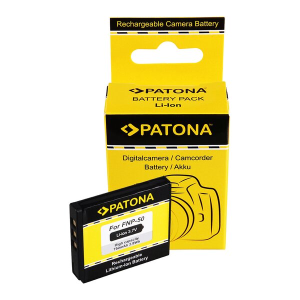 Patona Akku Fuji FinePix F50fd FinePix 100fd Fuji NP50 NP-50 