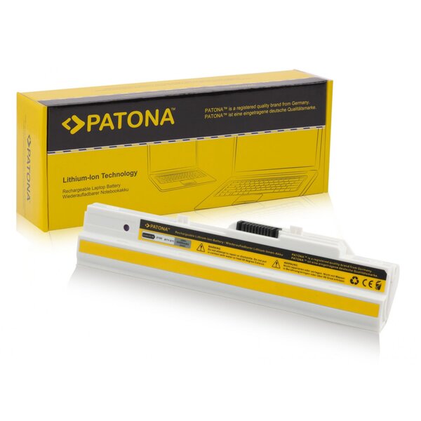 Patona Akku Medion Akoya E1210 MD96727 MSI U100 U90 white 4,4mAh 