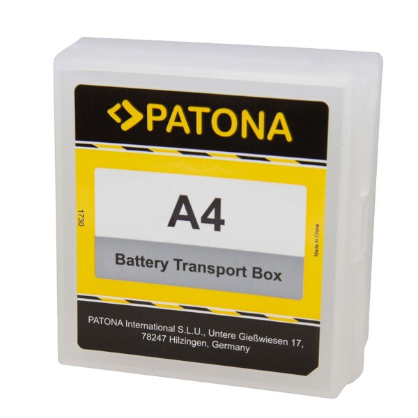 Patona Akku storage box für Sony NP-F970 NP-F980L VW-VBD78 