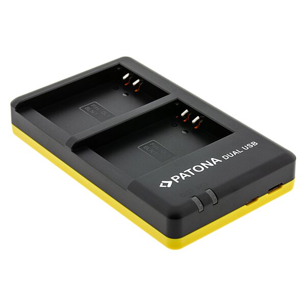 Patona Dual fast Ladegerät für Olympus PS-BLN1 incl. USB-C Kabel 