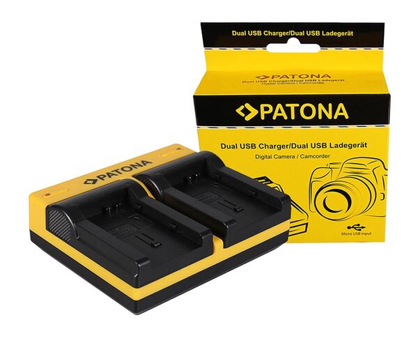 Patona Dual Ladegerät für Canon  BP-808