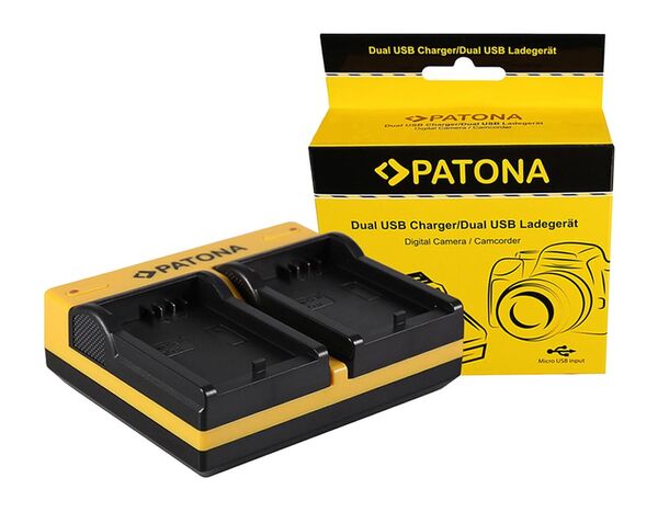Patona Dual Ladegerät für Canon  LP-E5
