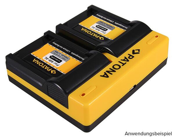 Patona Dual Ladegerät für Canon  NB-8L
