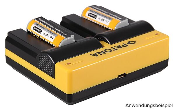 Patona Dual Ladegerät für Canon  NB-9L