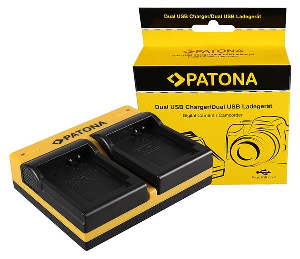 Patona Dual Ladegerät für Canon  NB12L NB13L