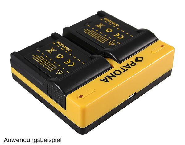 Patona Dual Ladegerät für Panasonic  DMW-BCK7