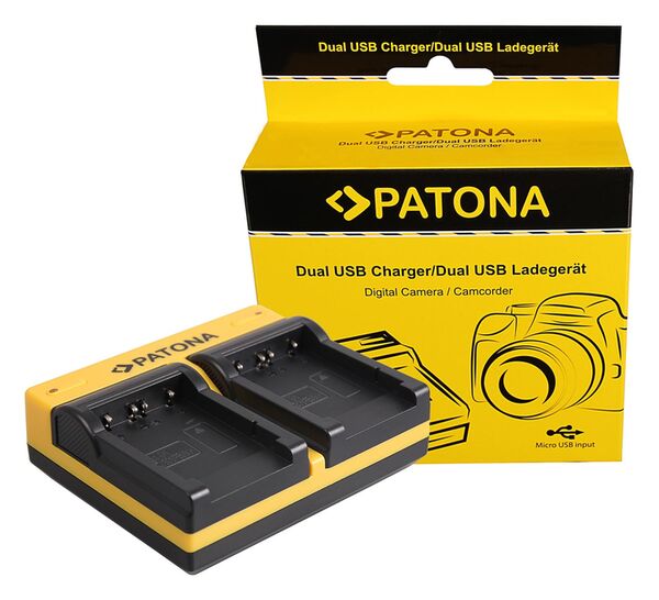 Patona Dual Ladegerät für Sony  NP-FT1