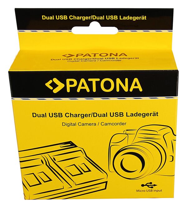 Patona Dual Ladegerät für Sony  NP-FT1