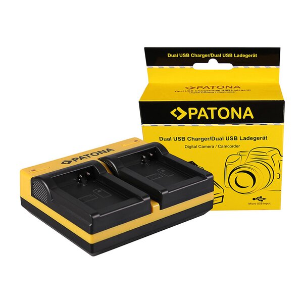 Patona Dual Ladegerät für Canon NB-10L  NB-10L