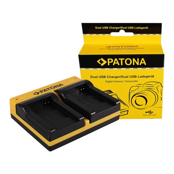 Patona Dual Ladegerät für Canon Samsung BP-70A EOS C300 C300 PL Samsung BP-70A HA HA H1S inkl. Micro- 