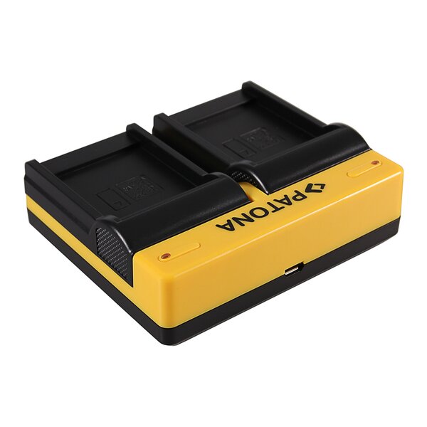 Patona Dual Ladegerät für Casio NP-110 Exilim EXH30 EX-H30 EXZ2000 EX-Z2000 EXZ2300 inkl. Micro-USB K 