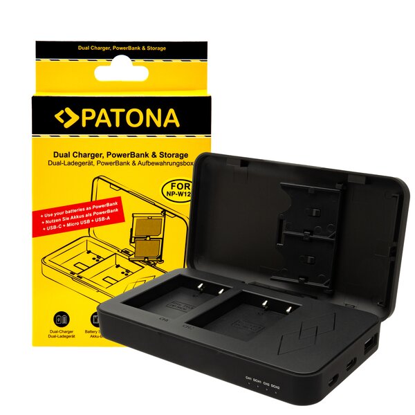 Patona dual Ladegerät für Fuji  NP-W126