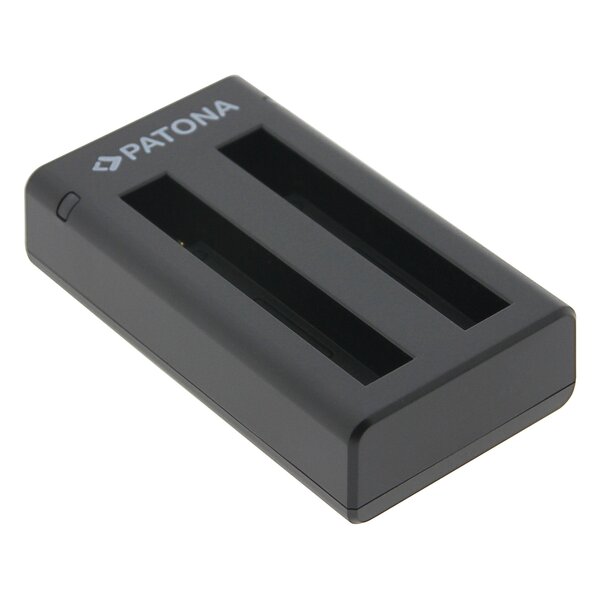 Patona Dual Ladegerät für Insta360 One X2 360° Cam incl. Micro-USB Kabel 