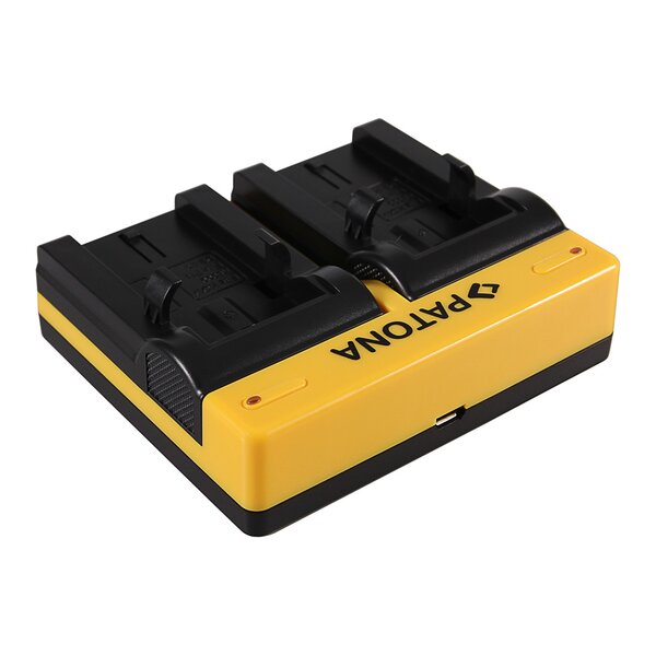 Patona Dual Ladegerät für Kodak Klic-8000 DB-50 Easyshare Z1012 IS Z1085 IS Z1485 IS Z612 inkl. Micro 