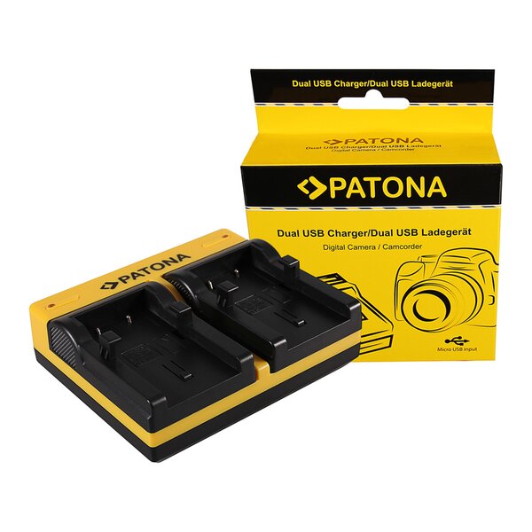 Patona Dual Ladegerät für Olympus  Li-10B